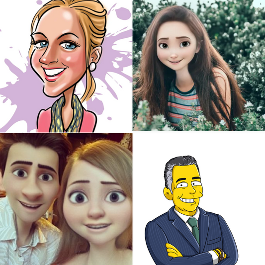 12 Ways to Get Personalized Caricatures: Examined and Compared