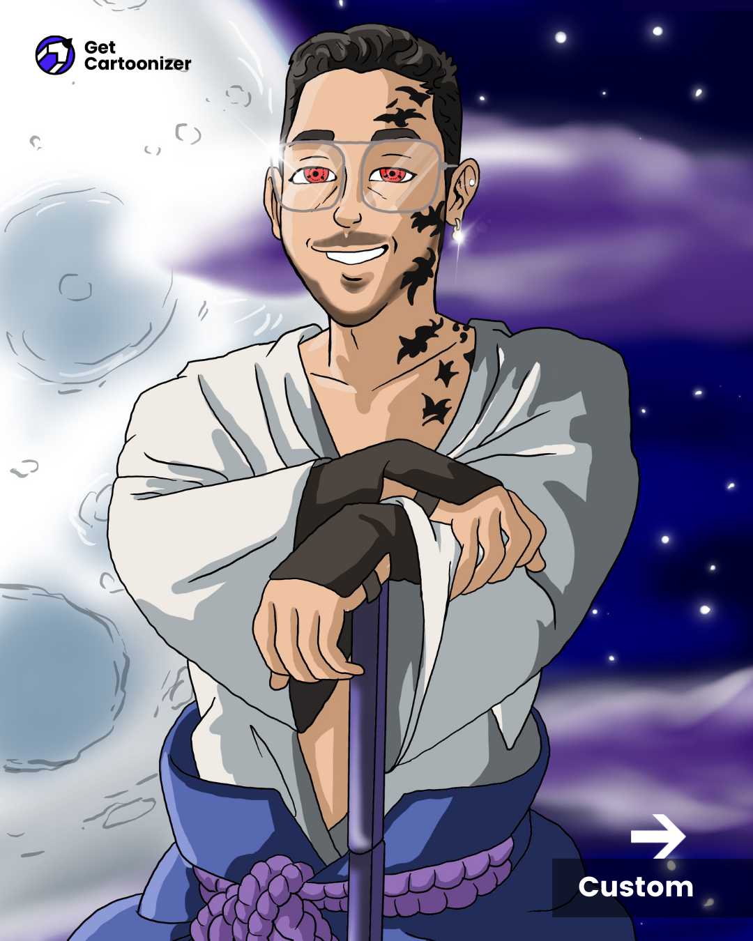 More than 6 people (for Custom Cartoon Portraits only)