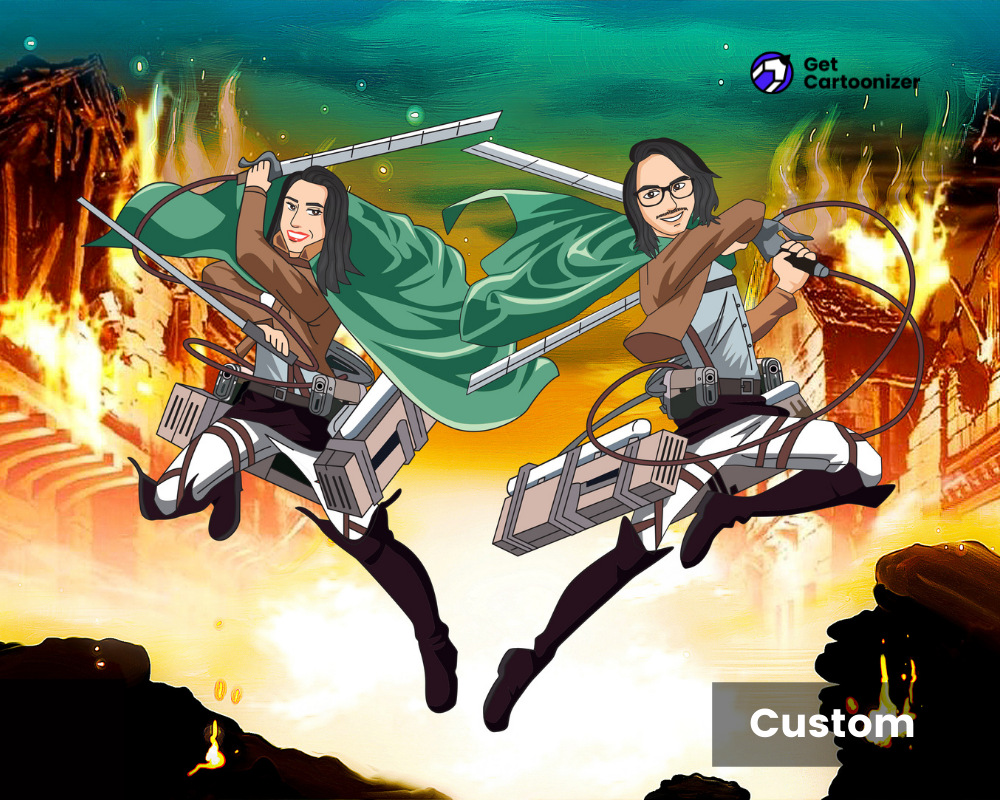 More than 6 people (for Custom Cartoon Portraits only)