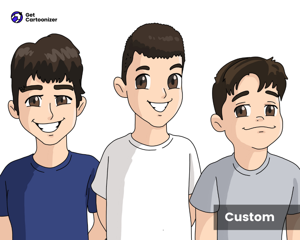 More than 6 people (for Custom Cartoon Portraits only)