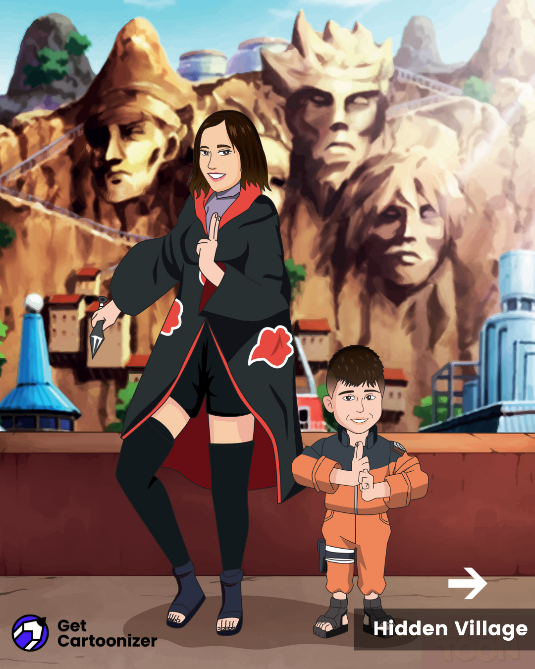 Ninja Cartoon Portrait