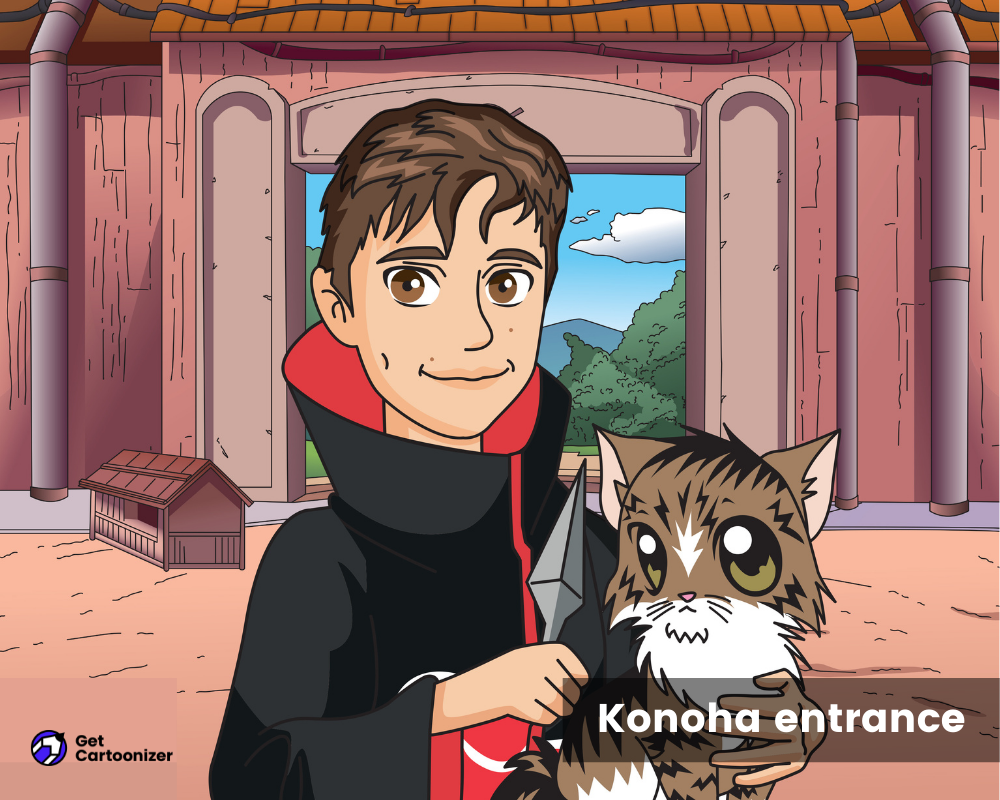 Ninja Cartoon Portrait