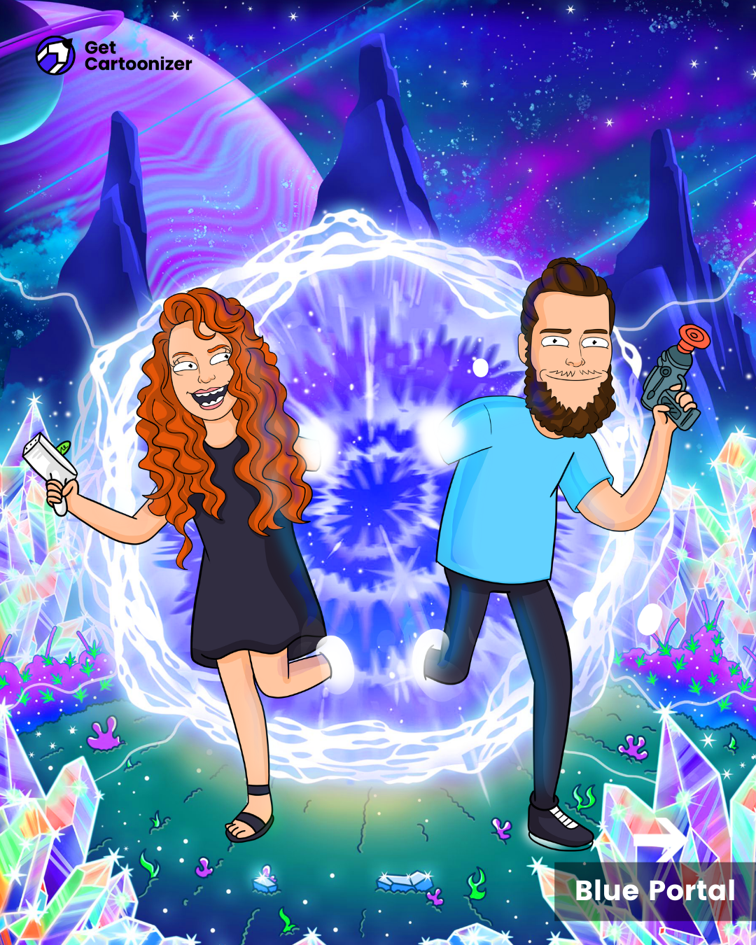 Interdimentional Cartoon Portrait